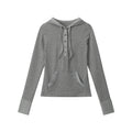Long Sleeve T-Shirt for Women Casual Inner Layer, Short Crop Top