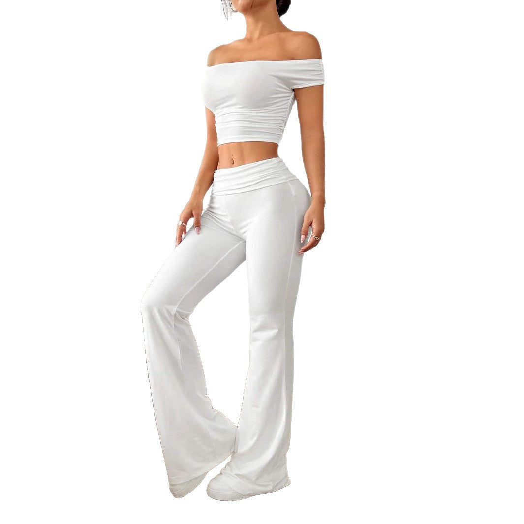 Pleated design  SilhouetteFitted  Type of Clothing Two-piece set   Gender